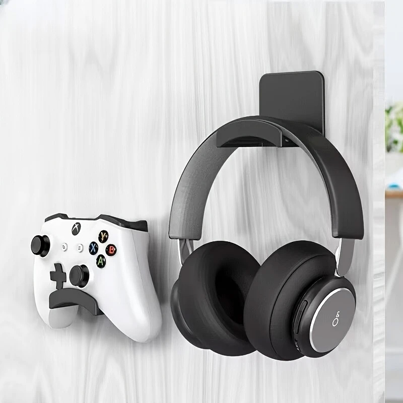 4Pcs Black Adhesive Headphone  - Headphone Stand Desk recension och pris