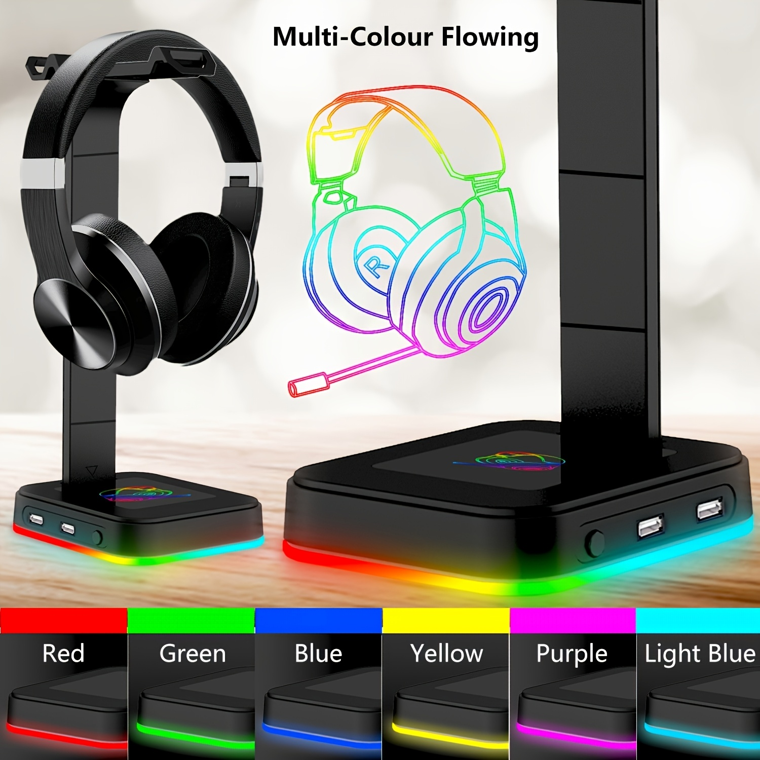 Gaming Headset Stand Adjustabl - Gaming Headset Rgb recension och pris