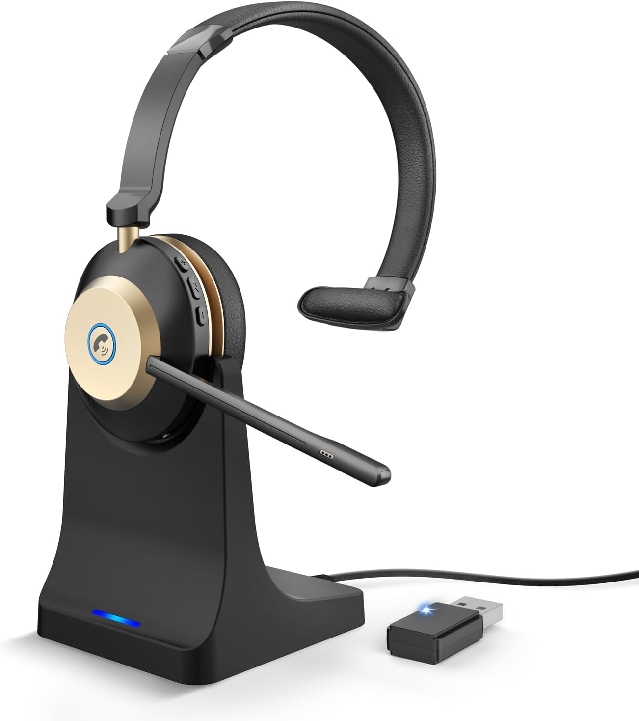 Wireless Headset with Mic, Noi - Noise Cancelling Headphone recension och pris