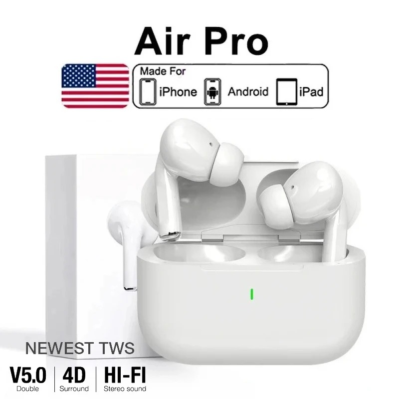 Air Pro 5 TWS Max Wireless Blu - Noise Cancelling Headphone recension och pris