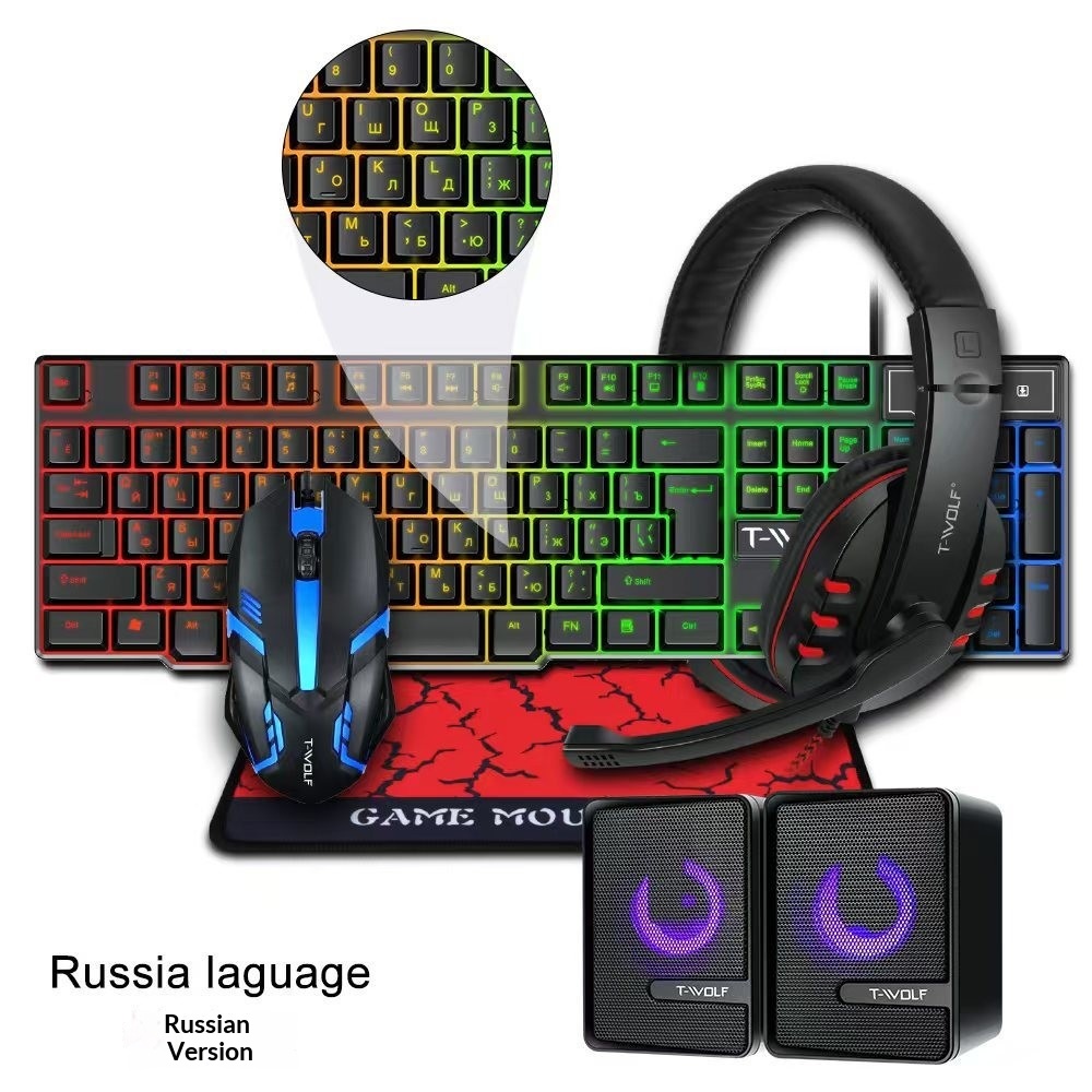 Spanish Russian Keyboard Layou - Gaming Headset Rgb recension och pris