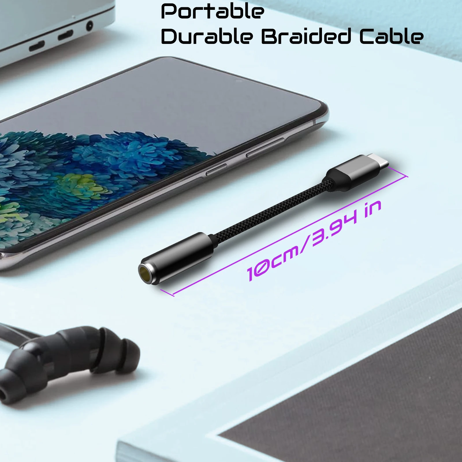USB Type C 3.5 Jack Adapter US - Cable Extension 3.5 recension och pris
