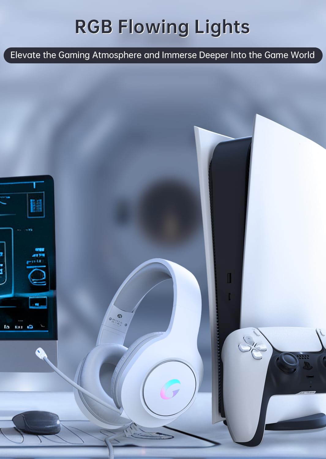 Gaming Headset With 7.1 Surrou - Gaming Headset Rgb recension och pris