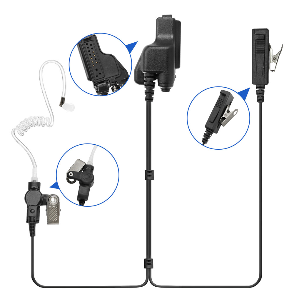 VBLL Walkie Talkie 2-wire Surv - Wired Earphone Mic recension och pris