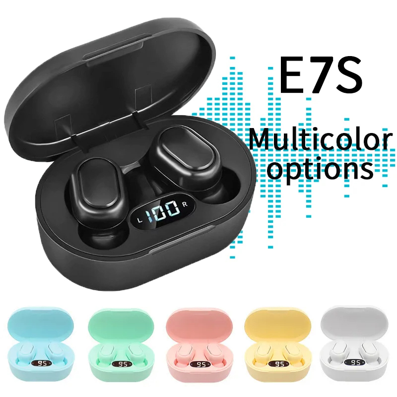 E7S TWS Fone Bluetooth Earphon - Bluetooth Headset On Ear recension och pris