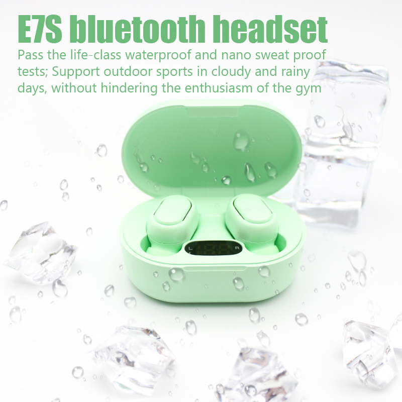 E7S TWS Fone Bluetooth Earphon - Bluetooth Headset On Ear recension och pris
