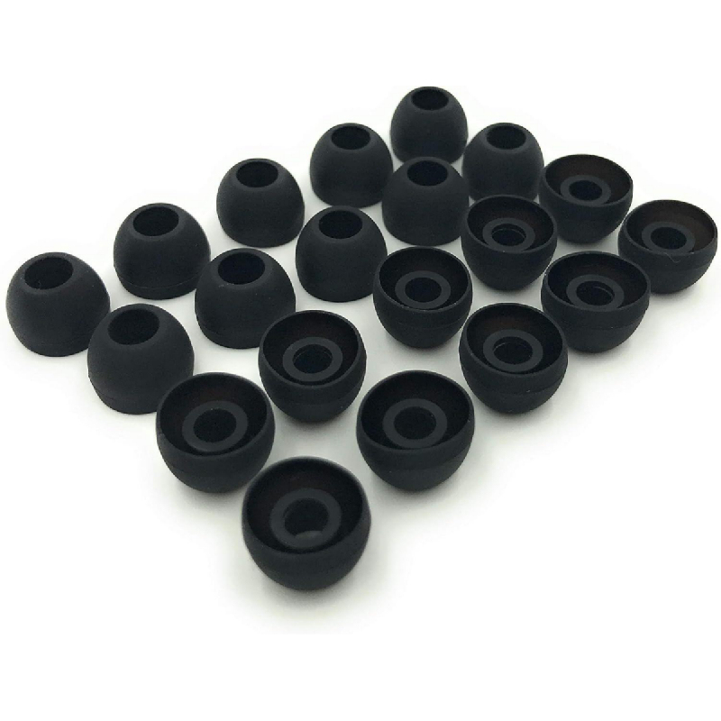 Soft Black Silicone Earbud Tip - Silicone Ear Tip Replacement recension och pris