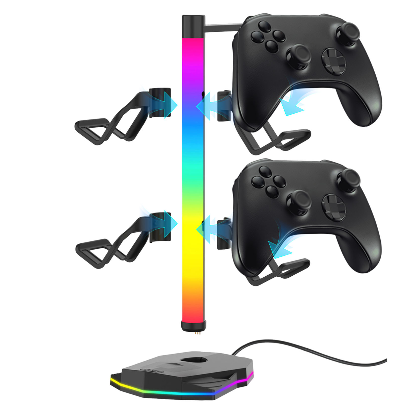 Headset Controller Display Sta - Gaming Headset Rgb recension och pris