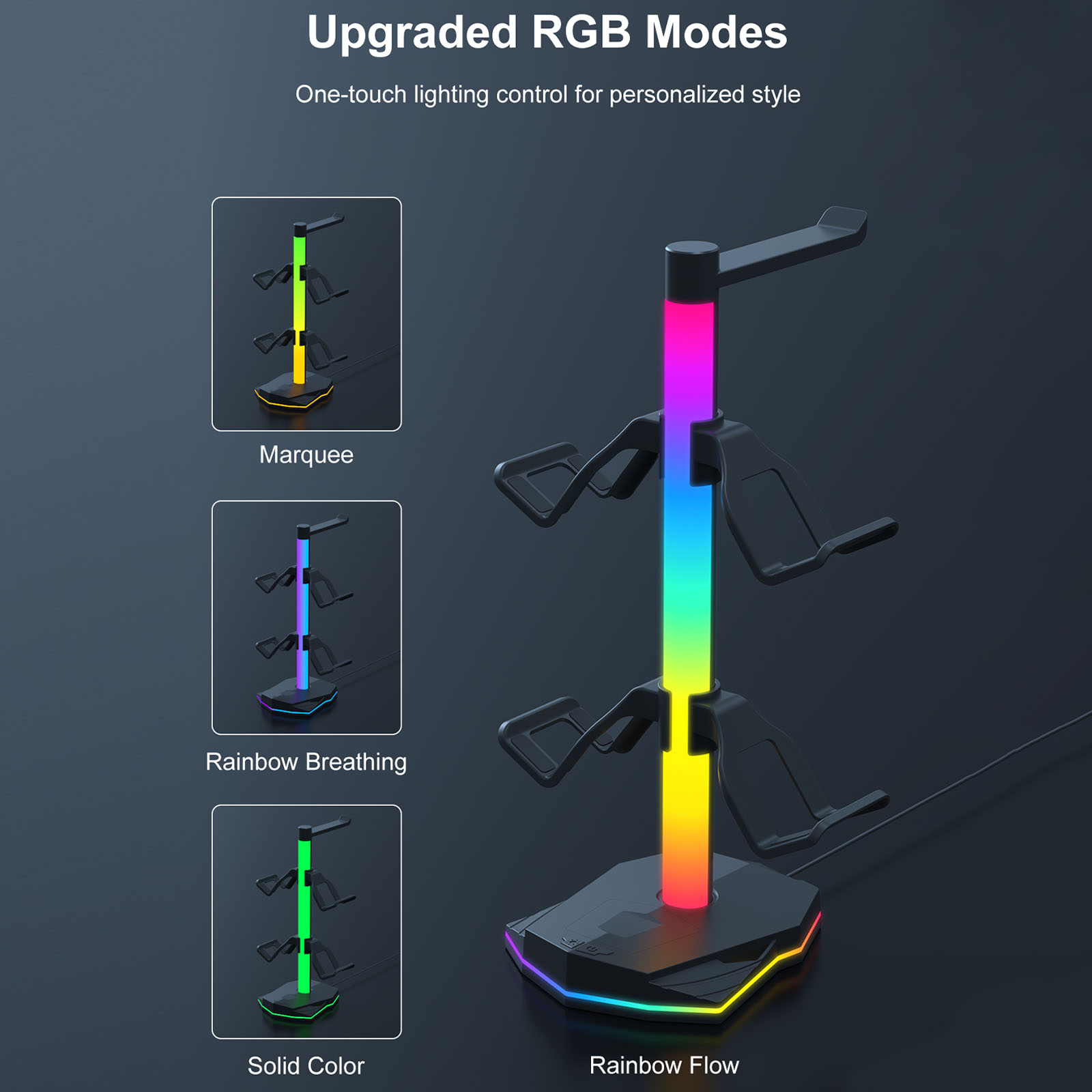 Headset Controller Display Sta - Gaming Headset Rgb recension och pris