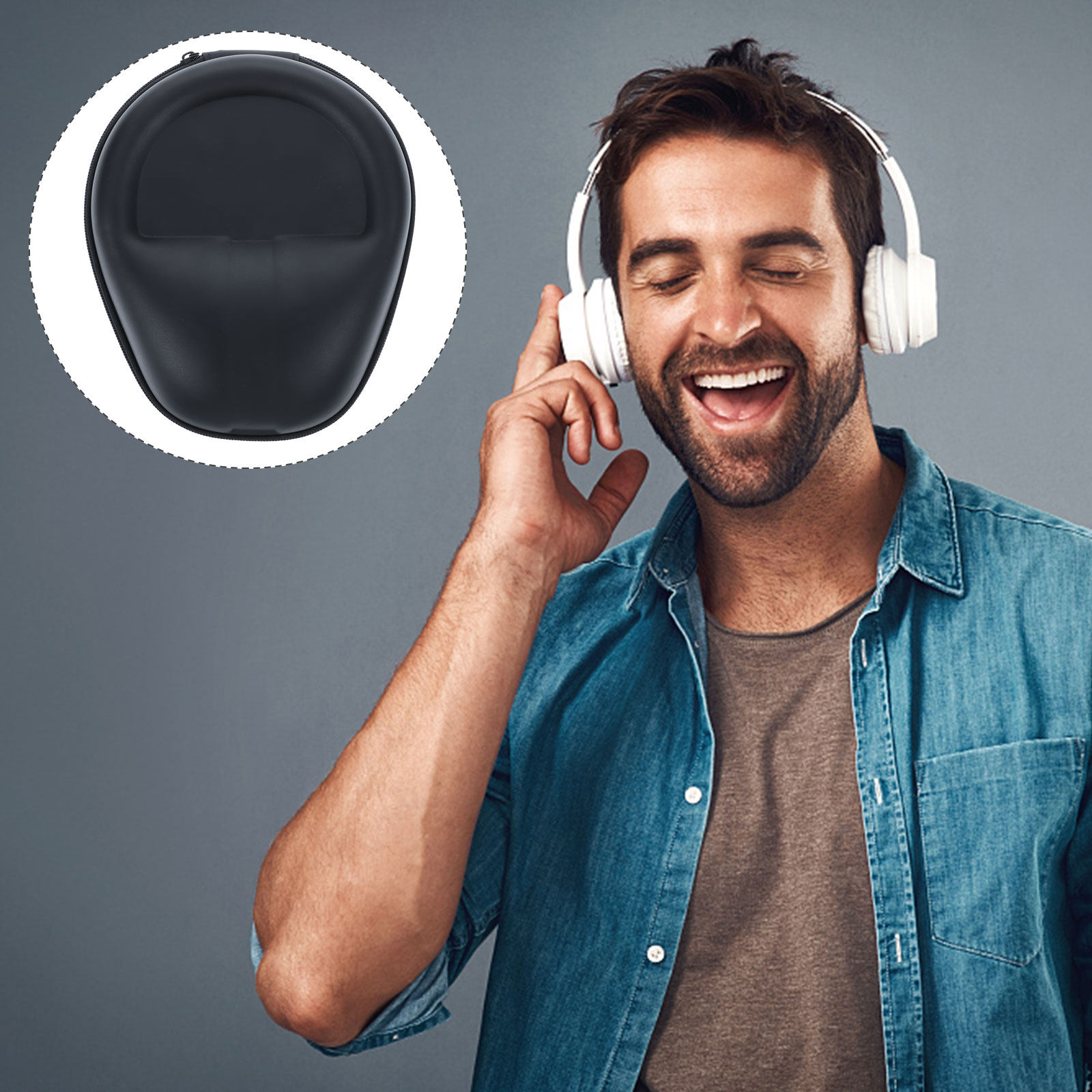 Premium Hard Headphone Case Zi - Headphone Case Hard recension och pris