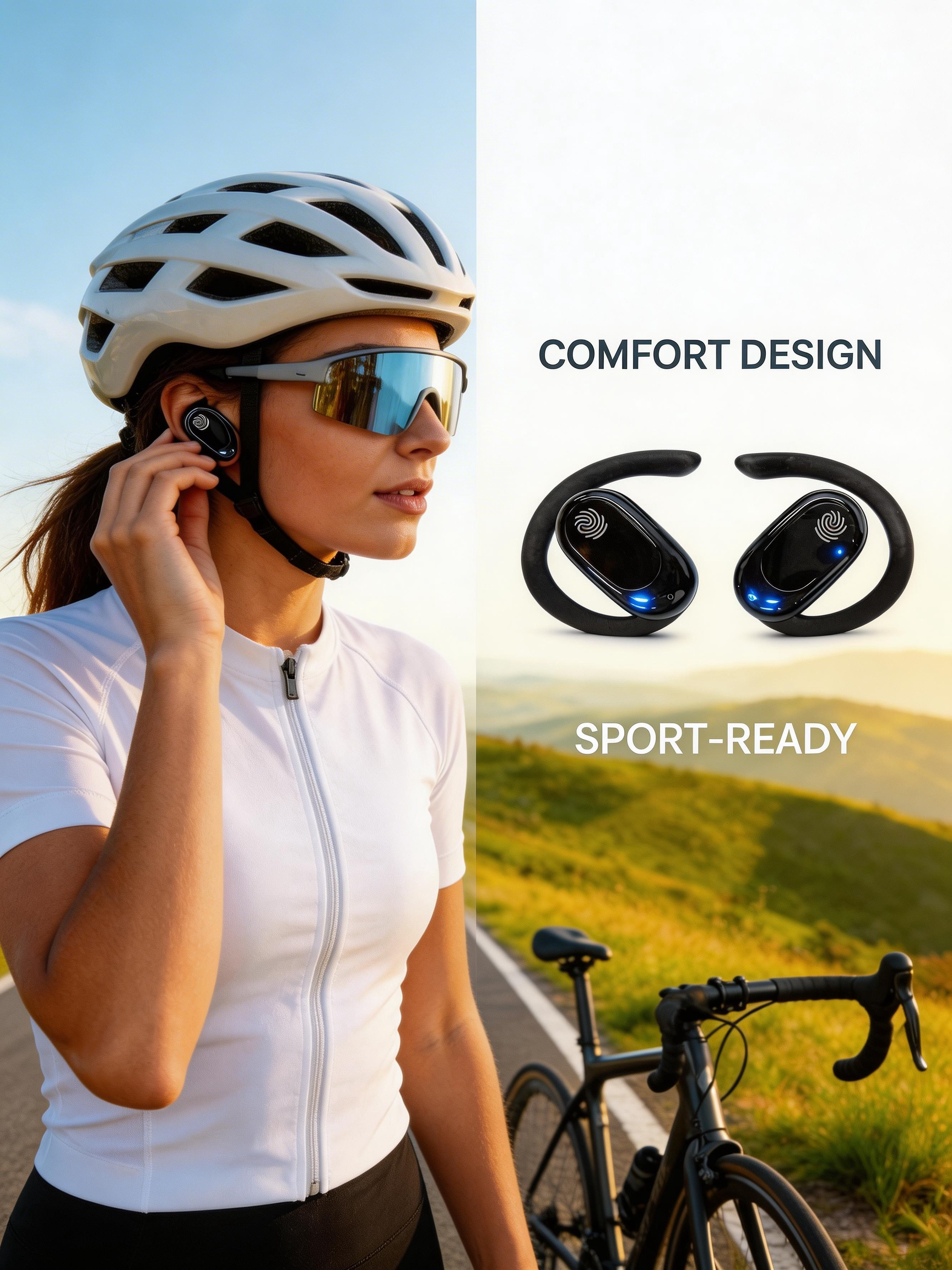 Long endurance digital Bluetoo - Sports Earphone Hook recension och pris